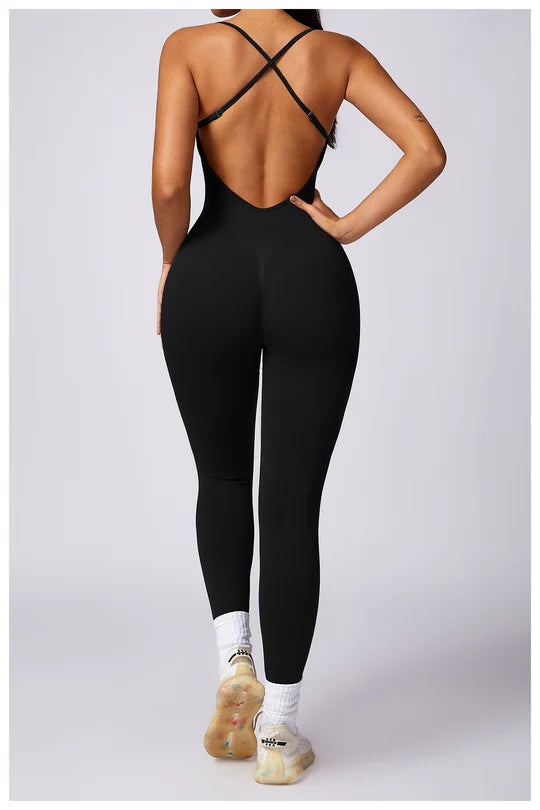 JUMPSUIT DEPORTIVO PUSH UP CON FAJA INTERNA COD 343