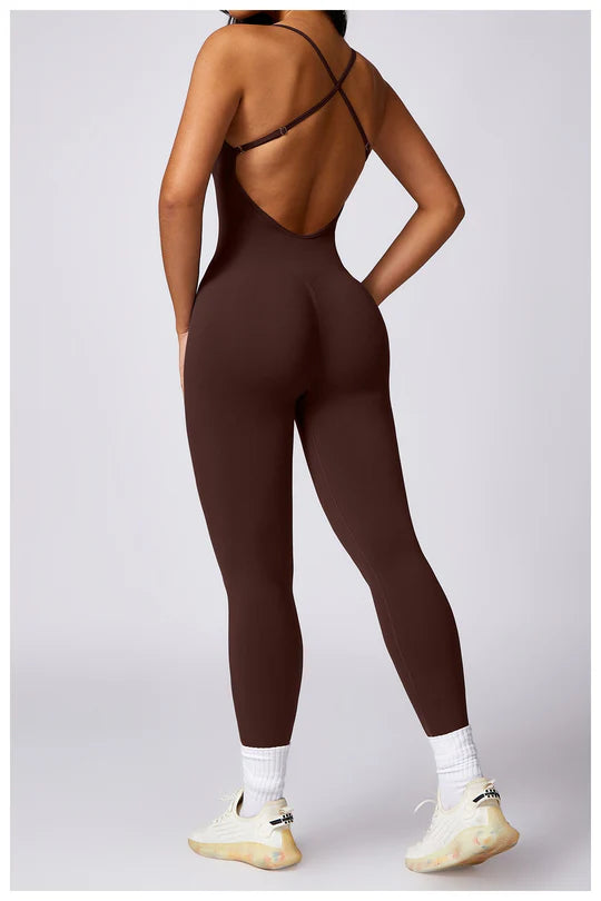 JUMPSUIT DEPORTIVO PUSH UP CON FAJA INTERNA COD 343