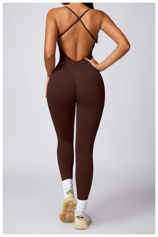 JUMPSUIT DEPORTIVO PUSH UP CON FAJA INTERNA COD 343