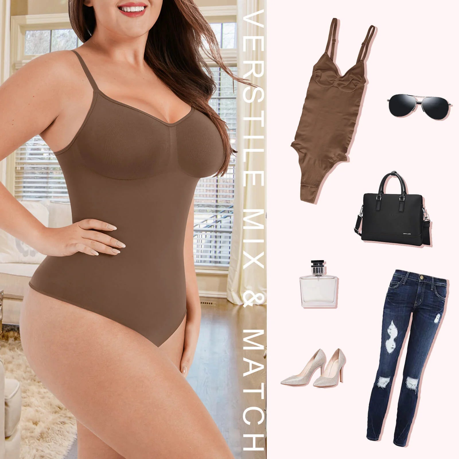 BODYSUIT VIRAL REDUCTOR INVISIBLE COLALESS COD124